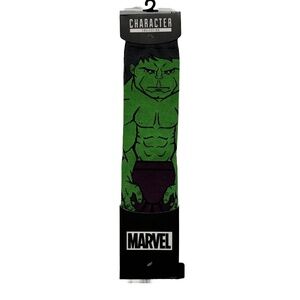 NEW Bioworld Marvel Collection Incredible Hulk Socks Men’s Shoe Size 8-12